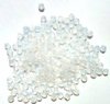 100 4mm Milky White Opal Round Glass Beads
